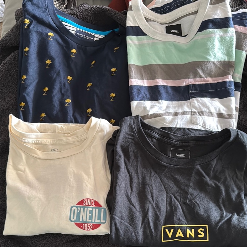Vans and O'Neill T-Shirts Bundle